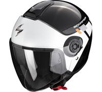 Scorpion Exo-City II Mall Casque Jet, Noir/Blanc, Taille XS (54/55)