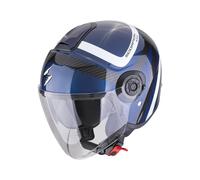 Scorpion EXO-CITY II Riva Casque De Moto (Bleu/Noir) Taille: L (59)