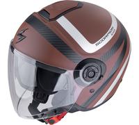 Scorpion EXO-City II Riva, casque ouvert XL Mat Marron/Gris/Blanc Mat Marron/Gris/Blanc