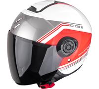 Scorpion EXO-City II Vita, casque ouvert S Blanc/Rouge/Argent Blanc/Rouge/Argent