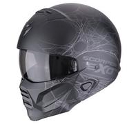 SCORPION EXO-COMBAT II SPIDERWEB Integralhelm matt schwarz-silber XL
