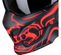 Scorpion EXO-Combat Evo Samurai, masque Mat Noir/Rouge Mat Noir/Rouge