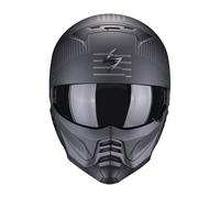 Scorpion EXO-COMBAT II Miles (Noir Mat-Argent) Taille: S (55) Casque De Moto
