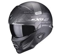 Scorpion Exo-Combat II Xenon Casque Jet noir XXL