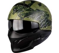 Scorpion Exo-Combat Ratnik Casque, Noir mat/vert, Taille S (55/56)