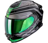 Scorpion EXO-GT SP Air Arten, casque intégral S Noir/Gris Foncé/Vert Noir/Gris Foncé/Vert