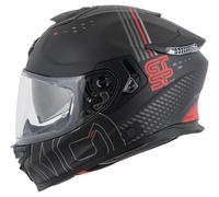 Scorpion Exo-GT SP Air Techlane Casque Intégral Mat/Noir/Gris/Rouge XS unisex