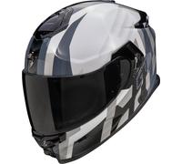 Scorpion EXO-GT SP Air Touradven Casque, blanc-argent, taille XL pour homme