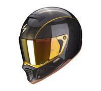 Scorpion Casque intégral EXO-HX1 Carbon SE Solid Gold Noir/Or Taille L pour homme