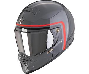 SCORPION EXO-HX1 casque intégral NOSTALGIA gris-noir-rouge XXL