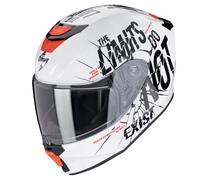 Scorpion Exo-JNR Air Boum Casque pour enfants, noir-blanc, taille S pour des gamins