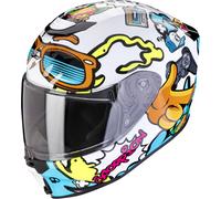 SCORPION Casque moto EXO-JNR AIR Fun White / Blue M