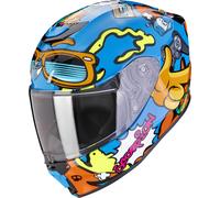Scorpion Exo-JNR Air Fun Casque pour enfants, bleu/orange, Taille Y/S (48/49)