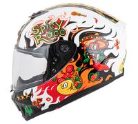 Scorpion EXO-JNR Air Yucatan Casque Intégral Noir/Blanc/Orange S unisex