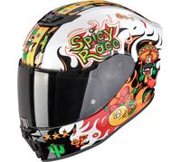 Scorpion EXO-JNR Air Yucatan, Casque intégral pour enfants S Blanc/Orange/Noir/Vert Blanc/Orange/Noir/Vert