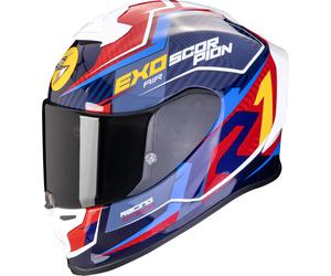 Scorpion EXO-R1 Evo Air Coup, casque intégral XL Bleu/Rouge/Jaune Bleu/Rouge/Jaune