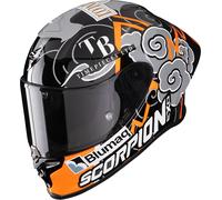 Scorpion Casque intégral EXO-R1 Evo Air FIM Replica Aron Canet 2024 Noir/Gris/Orange S