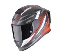 Scorpion EXO-R1 EVO Carbon Air Coureur Casque ( Noir Mat/Rouge ) Taille : M(57)