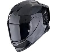 Scorpion EXO R1 Evo Carbon Air Cynergy Casque, noir-blanc, taille L pour homme