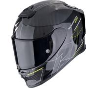 Scorpion EXO R1 Evo Carbon Air Cynergy Casque, noir-jaune, taille S pour homme