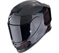 Scorpion Exo-R1 EVO Carbon Air Cynergy Casque ( Noir/Rouge / Charbon) Taille: L