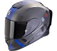 Scorpion EXO-R1 Evo Carbon Air MG, casque intégral L Noir Mat/Bleu Noir Mat/Bleu
