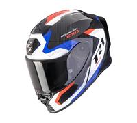 Scorpion EXO-R1 Evo Carbon Air Propel Casque intégral, Noir/Blanc/Rouge, M (57/58)