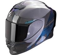 Scorpion EXO-R1 Evo Carbon Air Rally Casque, noir-vert-bleu, taille M