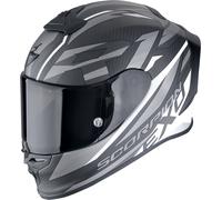 Scorpion EXO-R1 Evo Carbon Air Runner, casque intégral XS Mat Noir/Blanc/Gris Mat Noir/Blanc/Gris