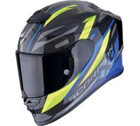 SCORPION Casque moto Exo-R1 EVO Carbon Air Runner Black / Blue / Neon Yellow L