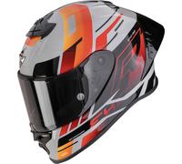 Scorpion EXO-R1 Evo II Air Adrenaline, casque intégral L Gris/Rouge/Orange Gris/Rouge/Orange