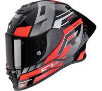 Scorpion EXO-R1 Evo II Air Adrenaline, casque intégral M Noir/Rouge/Argent Noir/Rouge/Argent