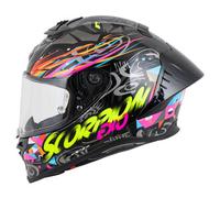 SCORPION Casque moto Exo-R1 Evo II Air Savage Black / Blue / Pink XL