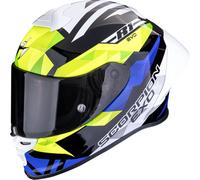 Scorpion EXO-R1 Evo II Air Valere, casque intégral S Noir/Bleu/Jaune Néon/Blanc Noir/Bleu/Jaune Néon/Blanc