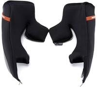 Scorpion EXO-Race Air, coussinets de joue XS Noir Noir