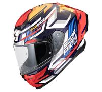Scorpion EXO-RACE Air Kobra Casque Intégral Bleu/Jaune/Rouge L unisex