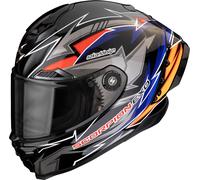 Scorpion EXO-Race Air Move On, casque intégral L Noir/Bleu/Orange/Gris Noir/Bleu/Orange/Gris