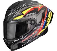 Scorpion EXO-Race Air Move On, casque intégral XS Mat Noir/Rouge/Jaune/Gris Mat Noir/Rouge/Jaune/Gris