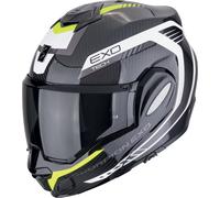 SCORPION Casque moto Exo-Tech Evo Carbon Cosy Black / Neon Yellow XXL