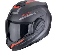 Scorpion EXO Tech Evo Carbon Cosy casque, noir mat/rouge, S (55/56)