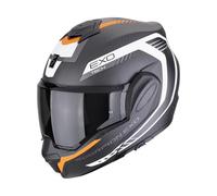 Scorpion Exo-Tech Evo Carbon Cosy Casque Noir/Orange Mat Taille L