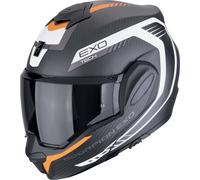 Scorpion EXO Tech Evo Carbon Cosy Casque, noir-orange, taille 2XL pour homme