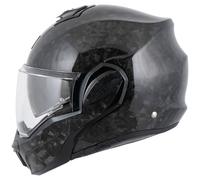Scorpion Exo-Tech Evo Carbon Onyx casque modulable Carbone/Noir 2XL unisex