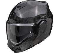 Scorpion Casque modulable Exo-Tech Evo Carbon Onyx Carbone/Noir 2XL Unisexe