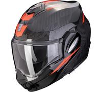 Scorpion EXO-Tech Evo Carbon Rover, casque modulaire S Noir/Rouge Noir/Rouge