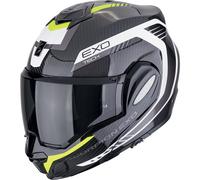 SCORPION Casque moto Exo-Tech Evo Carbon Cosy Black / Neon Yellow XXL
