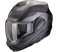 Scorpion EXO-Tech Evo Pro Commuta, casque modulaire XS Mat Noir/Argent Mat Noir/Argent