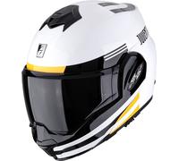 Scorpion EXO-Tech Evo Pro Juventus, casque modulaire XXL Blanc/Noir/Jaune Blanc/Noir/Jaune
