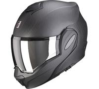 Scorpion Casque modulaire EXO-Tech Evo Carbon Solid – Noir mat – Taille S