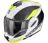 Scorpion EXO-Tech Evo Team, casque modulaire M Noir/Blanc/Jaune Néon Noir/Blanc/Jaune Néon